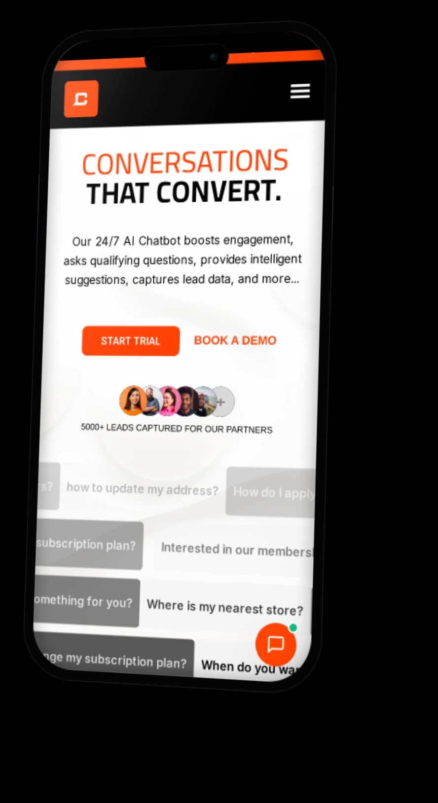 Capture AI on a mobile phone